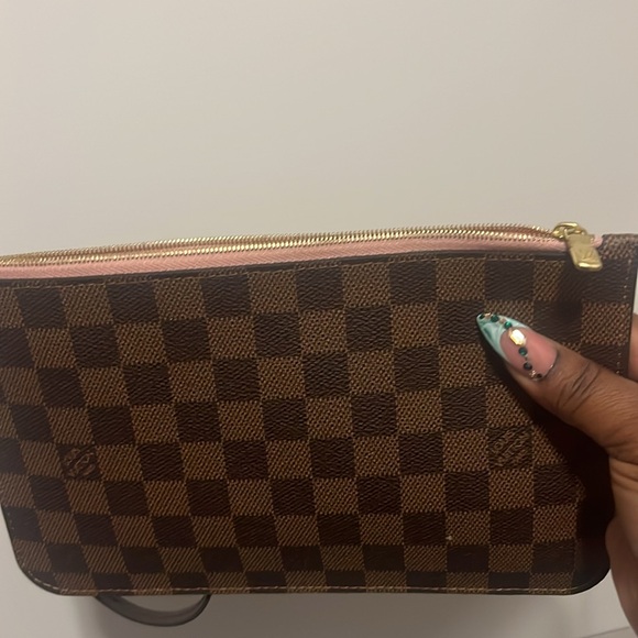 Louis Vuitton wristlet brown & pink - Picture 4 of 5
